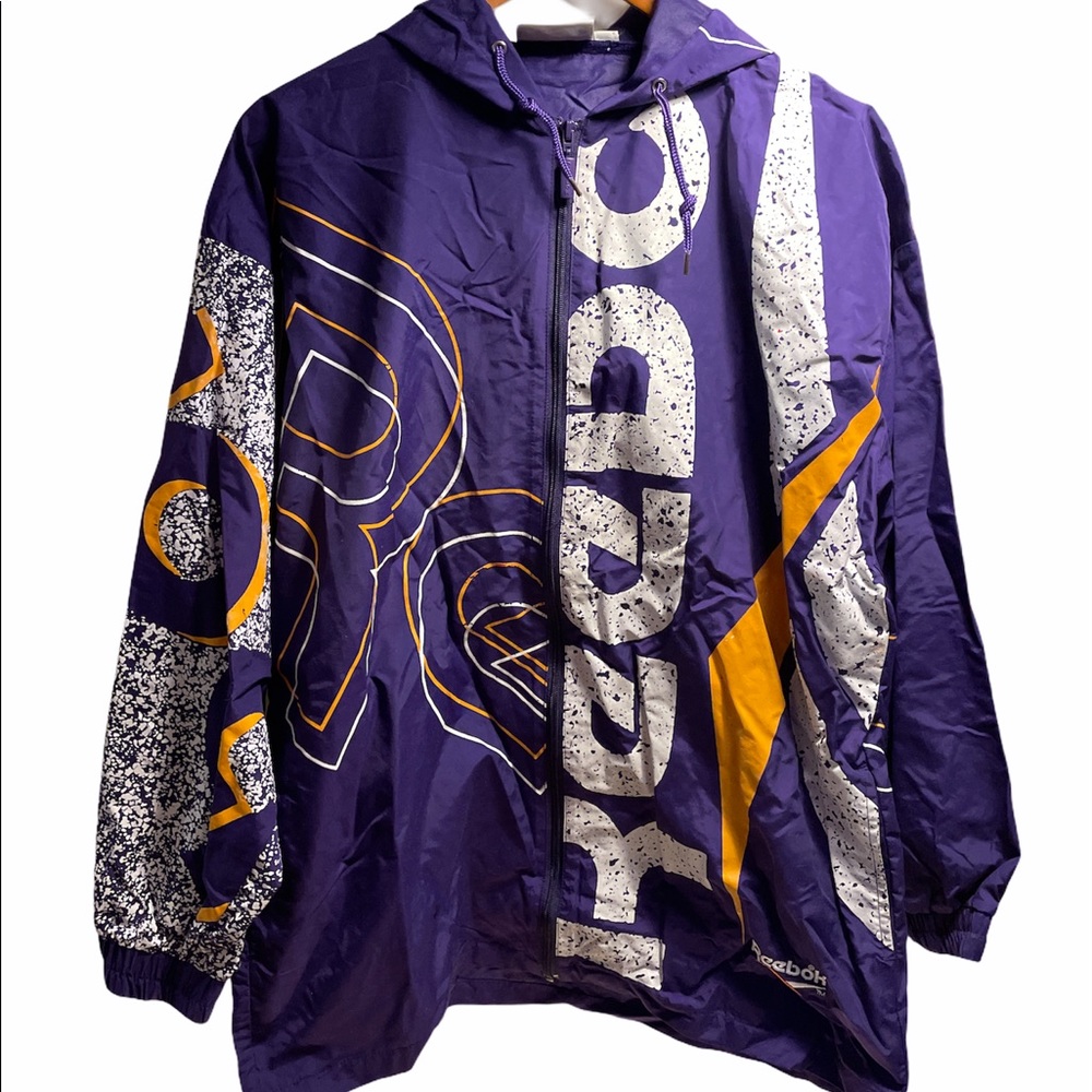 Vintage purple Reebok windbreaker